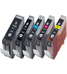 Photo Print® Canon Pixma IP4200 Kartuş Set 5 Renk Takım Pg-5 Clı-8 (Çok Renkli)