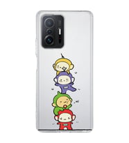 Xiaomi Mi 11T - 11T Pro Uyumlu Teletubbies Tasarımlı Şeffaf Telefon Kılıfı