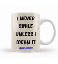 Smile Quotes Happy Love Gift Kupa Bardak Porselen