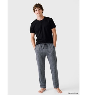 LC WAIKIKI Siyah Slim Fit Modal Kumaş Tişört /02