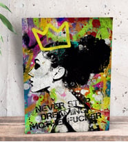BK Gift Never Stop Dreaming Tasarımlı Dekoratif Mini Kanvas Tablo 15x20cm-1