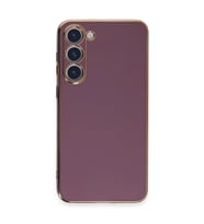 Samsung Galaxy S23 Kılıf Volet Silikon - Mor