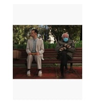 Bernie Sanders Açılış Forrest Gump Meme Tablo Ahşap Poster Dekoratif