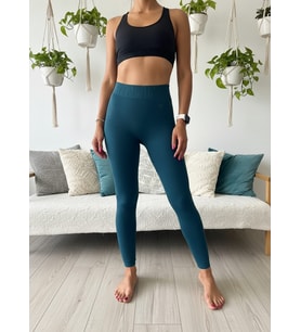 Gymshark Seamless Yüksek Bel Spor Tayt - Yeşil
