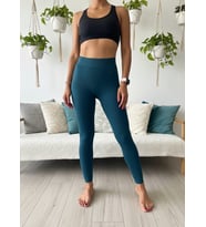 Gymshark Seamless Yüksek Bel Spor Tayt - Yeşil