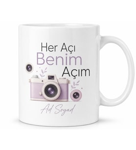 Selfie Çekmeyi Sevenlere Fotojenik Kupa Bardak Hediye Özel Tasarım