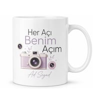 Selfie Çekmeyi Sevenlere Fotojenik Kupa Bardak Hediye Özel Tasarım