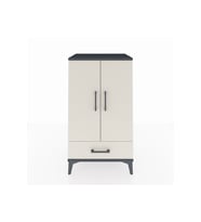 Hyperion Komodin 3 Raflı Tek Çekmeceli 2 Kapaklı 60x44x106 Antrasit-Aytaşı