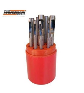 Mannesmann 667 Deri-Kayış Zımba Seti, 9 Parça (Metal)
