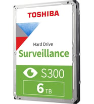 Toshiba Surveillance S300 Serisi HDWT860UZSVA 6TB 7/24 Güvenlik Diski 5400Rpm RESMİ DİSTRİBÜTÖR GARANTİLİ