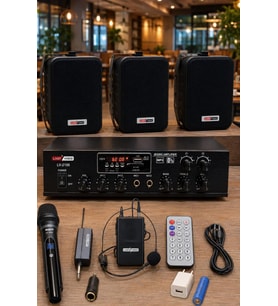 Lastvoice Soft Black Plus Paket-2 Hoparlör ve Anfi Mağaza Ses Sistemi