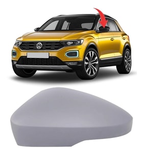 Volkswagen T - Cross/T - Roc Dış Ayna Kapağı Astarlı Sol (2018 Yılında Çıkan Kasa) (Oem No: 2Ga85753
