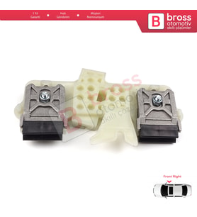 Ford Fiesta MK5 JH JD BE256 2001-2008 4/5 Kapı 2S61A23200 İçin Ön Sağ Kapı Cam Kriko Tamir Klipsi