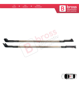 Mercedes Vito W639 için Sunroof Panoramik Cam Ray Tamir Seti 000782000