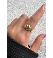Yeni Sezon Luxe Bubble Tasarım Ayarlanabilir Kadın Yüzük
