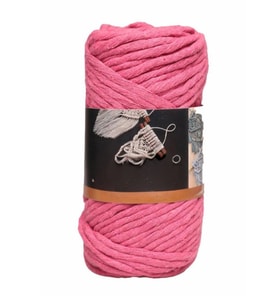 Pamuk Makrome 4 Mm İp Şeker Pembe