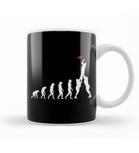 Rugby Evolution Of Man Kupa Bardak Porselen