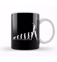 Rugby Evolution Of Man Kupa Bardak Porselen