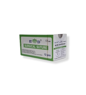 Naylon Monofilament İplik No:2/0 Yuvarlak 1/2 26 mm 75 cm 