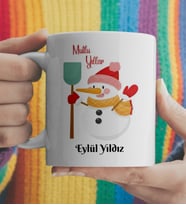 Miniklere Yılbaşı İsimli Kupa Kişiye Özel