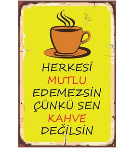Retro Ahşap Poster