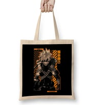 Bakugo My Hero Academia Anime Star Edition Gold Bez Çanta Uzun Saplı