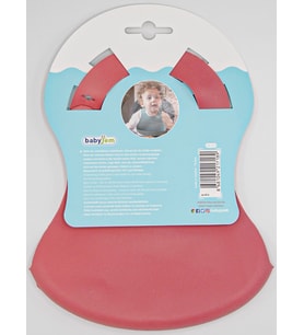 Babyjem Mini Silikon Önlük - Kahverengi