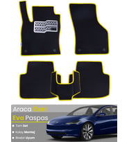 TESLA MODEL 3 (2021-2025) Uyumlu EVA Paspas Tam Set–Oto Paspas,Araca Özel,Kolay Montaj