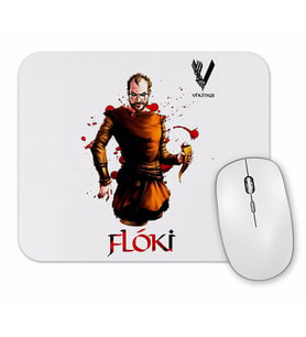 Vikings Floki Black Knight Mouse Pad.jpg