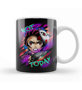Demon Slayer Not Today Kupa Bardak Porselen