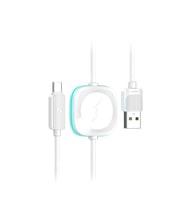 Usb to Type-C ve 2.5W Kablosuz Saat Şarj Çıkışlı 2in1 Hızlı Şarj Kablosu Apple Watch Şarj