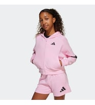 adidas JD1300 JG FI 3S FZ Çocuk Tracktop (Pembe)