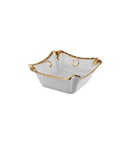 CAMELİA GOLD KARE SALATA KASESİ 22x22x7