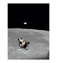 Apollo 11 Ay Misyonu Kartal'ın Yükselişi Tablo Ahşap Poster Dekoratif