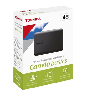 Toshiba 4TB Canvio Basic 2.5" Gen1 USB 3.2 Harici Harddisk (HDTB540EK3CA)