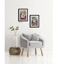 Çerçeveli Doku Efektli Tablo Seti 65x75 cm