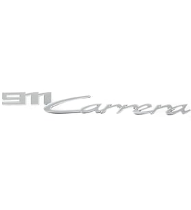 PORSCHE 911 CARRERA UYUMLU KROM BAGAJ YAZISI YENİ TİP