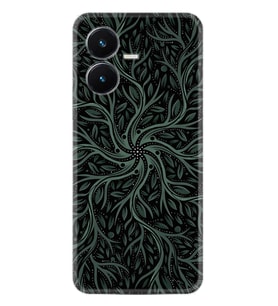 Vivo Y22S Kılıf Silikon Desen Özel Seri Sarmaşıklar 1675