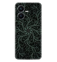 Vivo Y22S Kılıf Silikon Desen Özel Seri Sarmaşıklar 1675