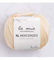 La Mia XL Mercerized Krem El Örgü İpi - 174 - 33769
