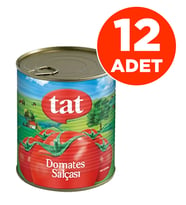 Tat Domates Salçası Teneke 12 X 830 G