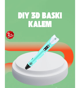 Üç Boyutlu 3D Yazıcı Kalem ABS ve PLA Uyumlu