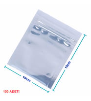 Kilitli Antistatik Poşet 10x15cm 100 Adet Şeffaf Su Toz Geçirmez Koruyucu Esd Metalize Torba Çanta