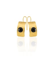 Kadir Jewellery 22 Ayar Altın Kaplama Kadın Minimal Küpe -El İşçiliği Ve Hipoalerjenik Küpe