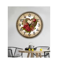 bilge Tasarım Retro Duvar Saati 40 x 40 CM (Karışık)