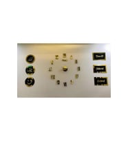 Eha Lazer SAAT + 6 LI TABLO BİRLİKTE (Gold)