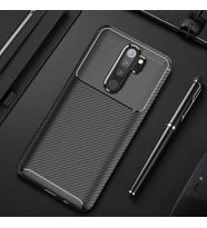 Xiaomi Redmi Note 8 Pro Kılıf Esnek Soft Karbon Tasarım Legion Serisi (Siyah)