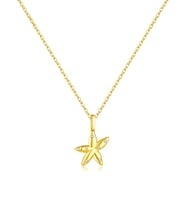 SeaStar Işıltılı Yıldız Minimal Kadın Gümüş Kolye (Altın)