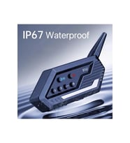 Bt62 Motosiklet Kask Kulaklığı Bluetooth Intercom 2 Intercom Bağlantılı
