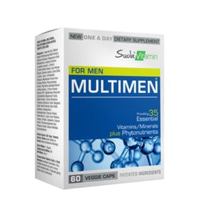 Suda Vitamin Multimen For Men Multivitamin 60 Bitkisel Kapsül
